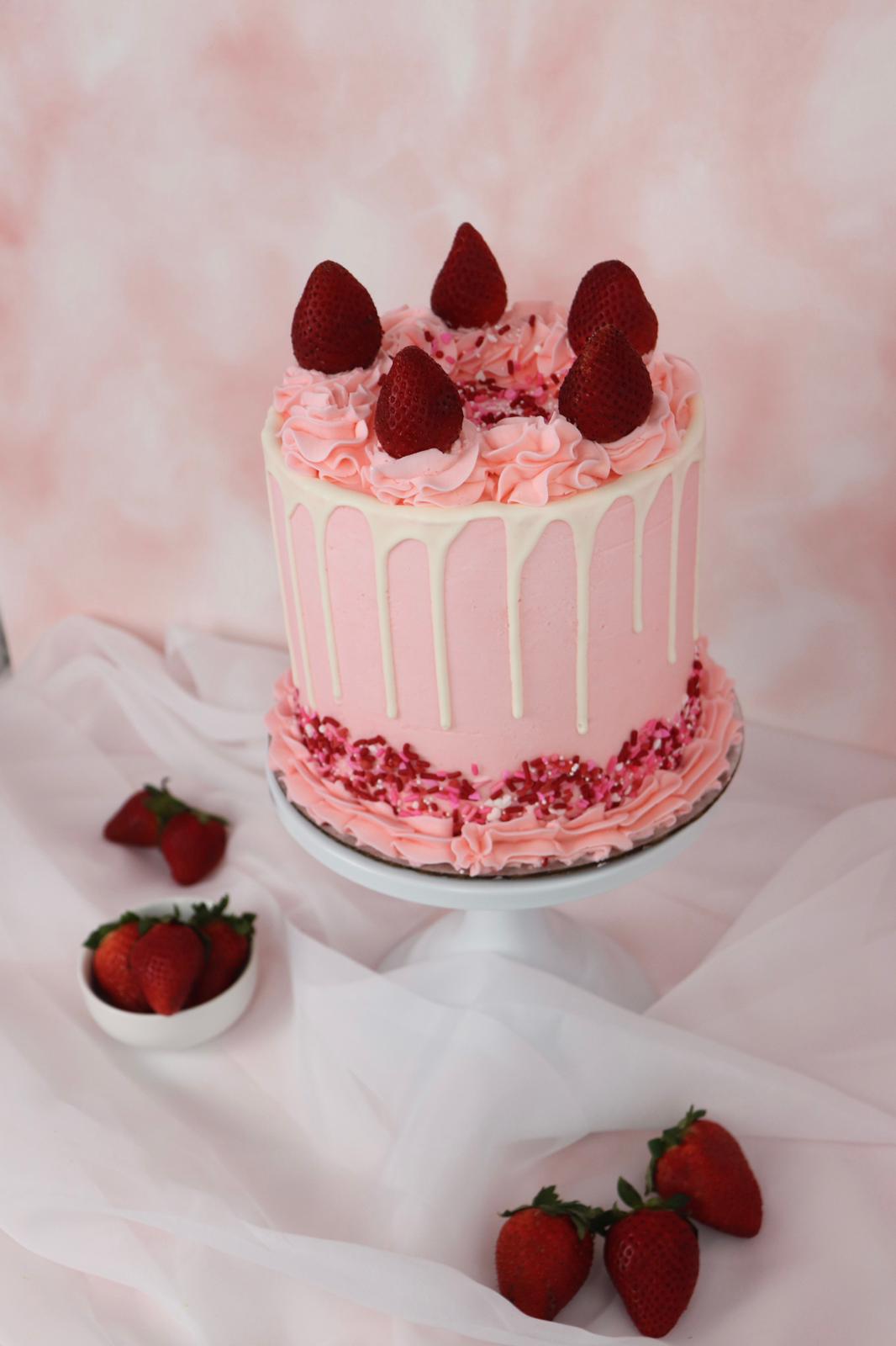 Luxury Strawberry Cake